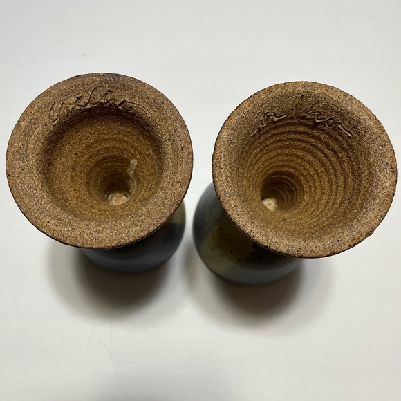 Ceramic Handmade Chalice Goblet Wine Glasses Set Of 2 - Picture 8 of 12